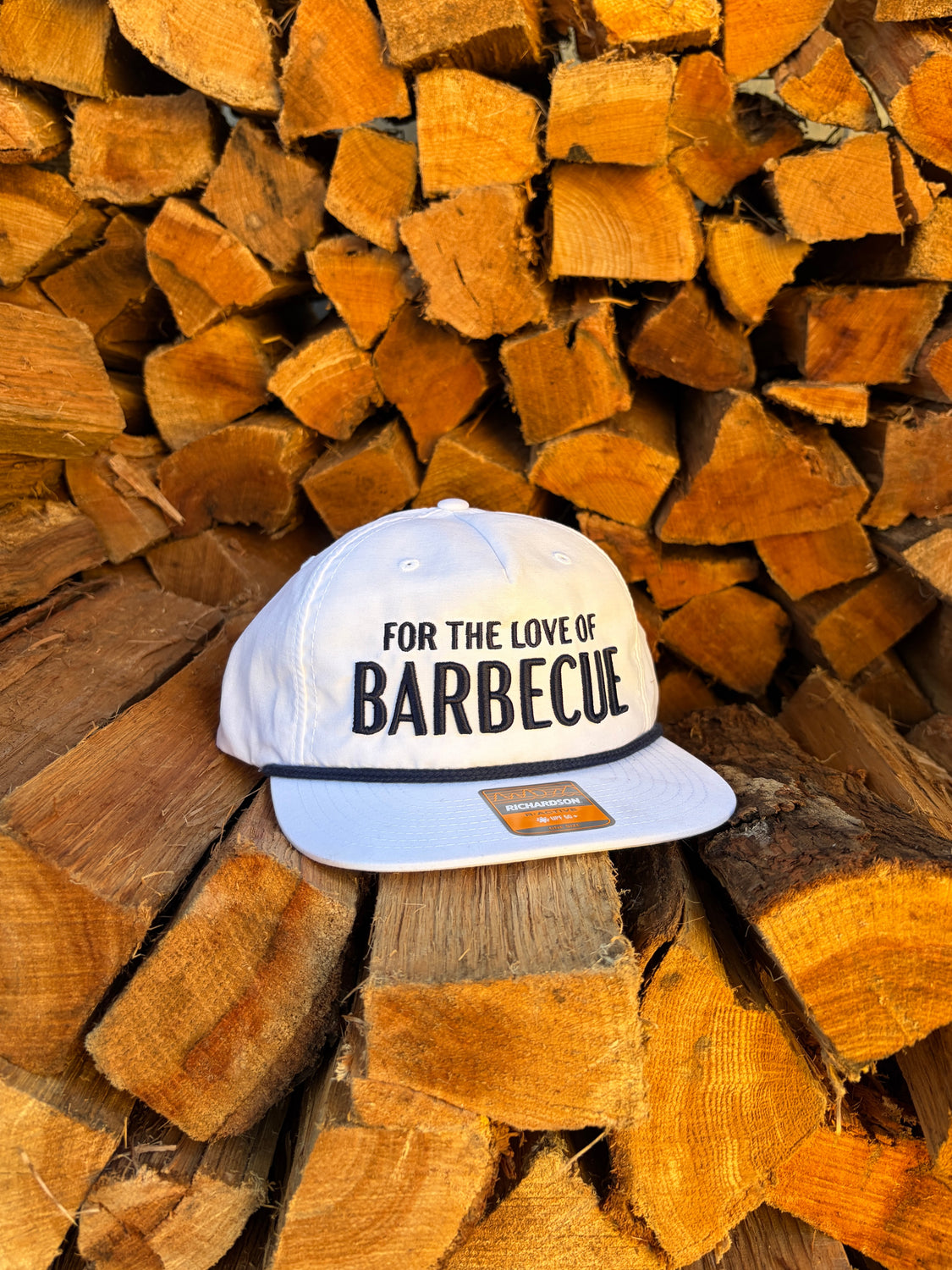 Melvin's White For the Love Of BBQ Hat