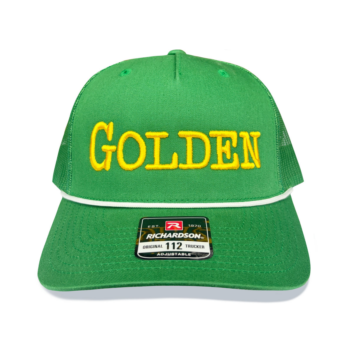 master's golden richardson rope hat