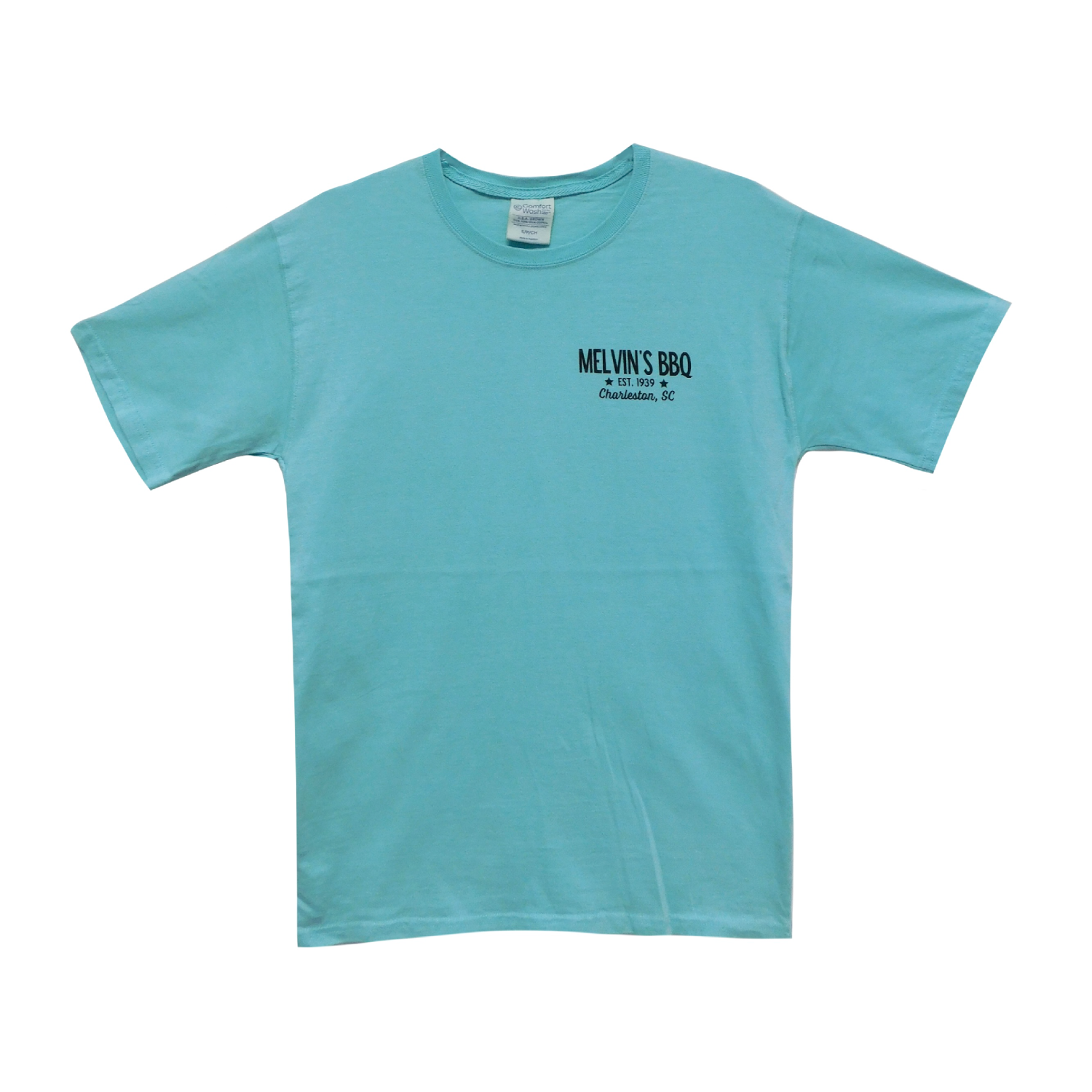 Teal Surfing Pig T-Shirt