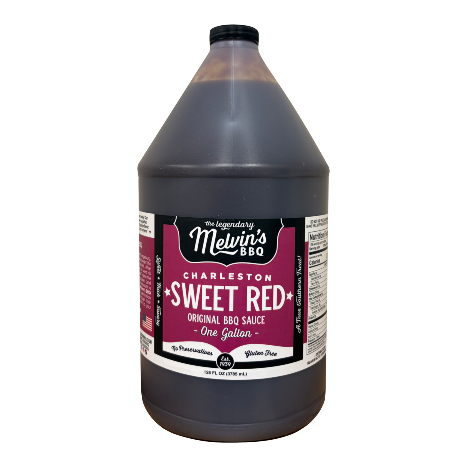 Melvin's Sweet Red Sauce - 1 Gallon
