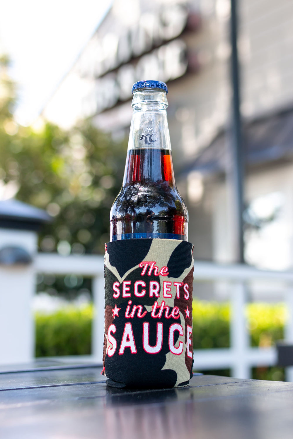 Secret's in the Sauce Camo Koozie