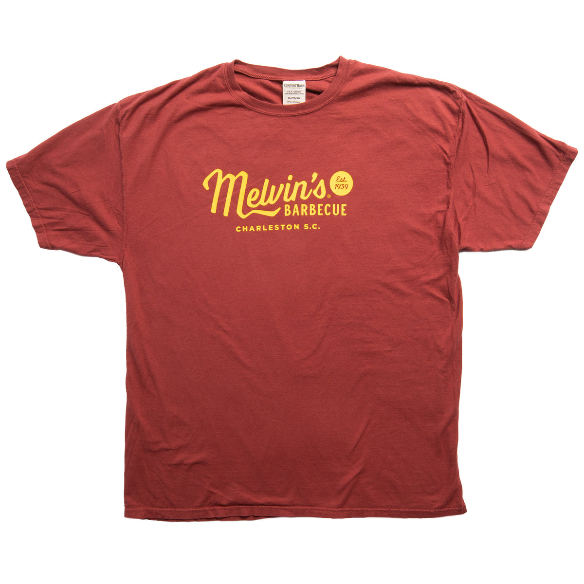 melvin's legendary red t-shirt